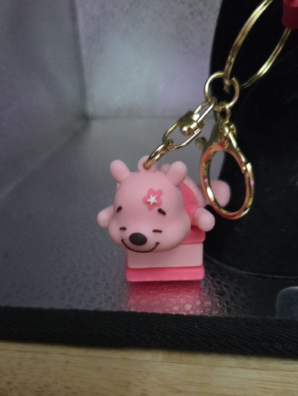 Winnie The Pooh Keychain Wrist Strap - Picture 3 of 7